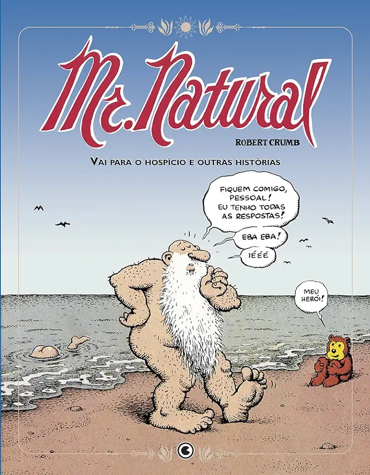 Capa do Livro Mr. Natural Vai para o Hospício e Outras Histórias - Robert Crumb