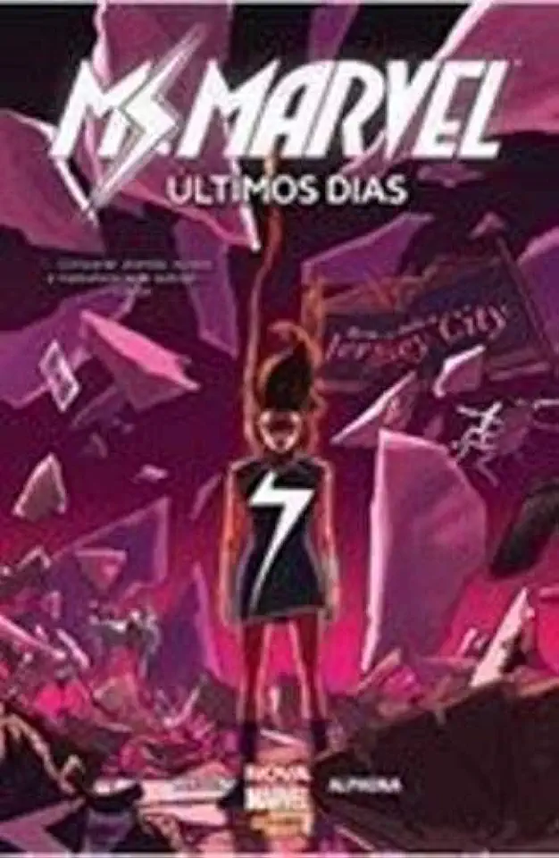 Capa do Livro Ms. Marvel Últimos Dias - Wilson Alphona