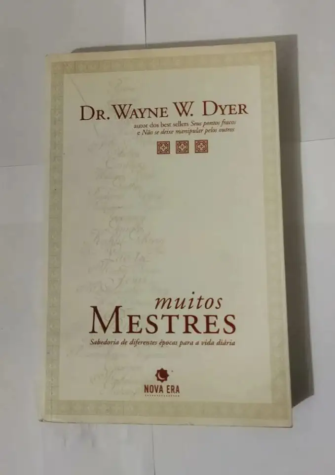 Capa do Livro Muitos Mestres - Dr. Wayne W. Dyer