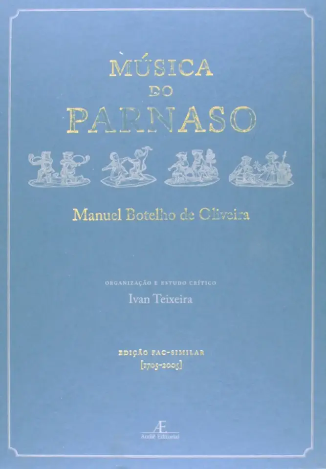 Capa do Livro Música do Parnaso - Manuel Botelho de Oliveira