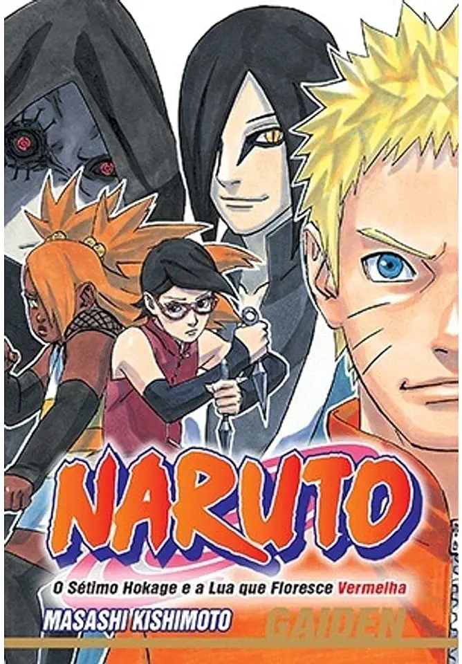 Capa do Livro Naruto Gaiden - Masashi Kishimoto