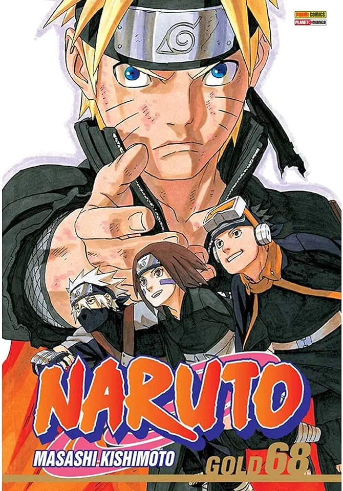 Capa do Livro Naruto Gold #68 - Masashi Kishimoto