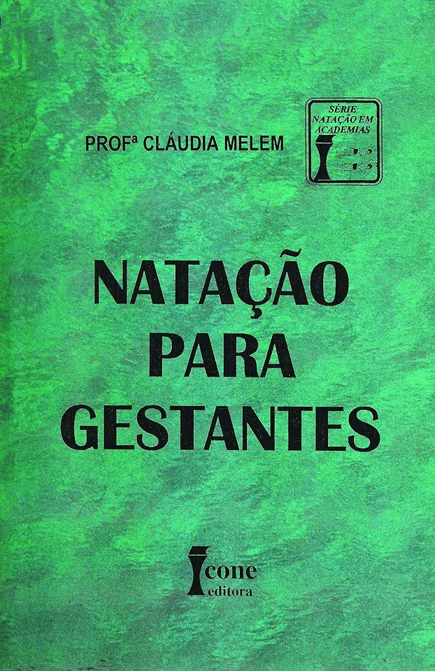 Capa do Livro Natação para Gestantes - Cláudia Melem