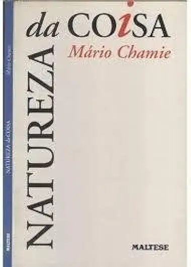 Capa do Livro Natureza da Coisa - Mário Chamie