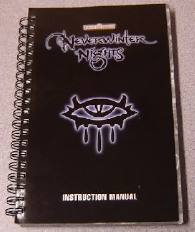 Capa do Livro Neverwinter Nights - Bioware Corp.