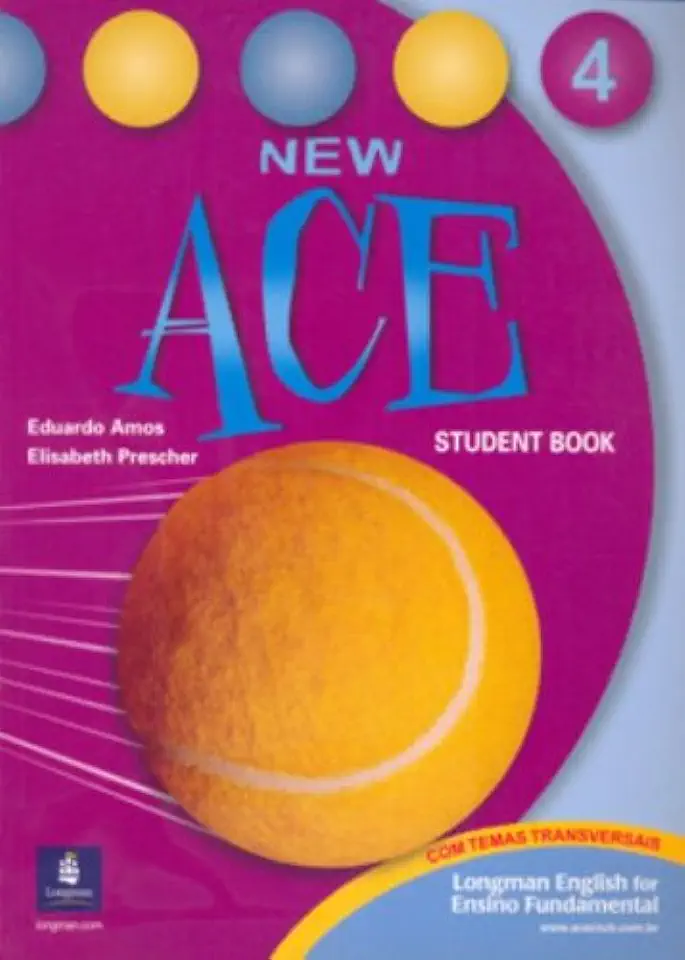 Capa do Livro New Ace 4 - Student Book - Eduardo Amos & Elisabeth Prescher