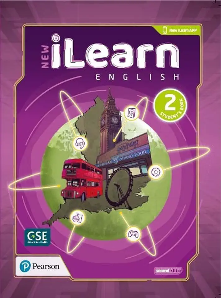 Capa do Livro New ilearn - Level 2 - Student book and Workbook - Pearson