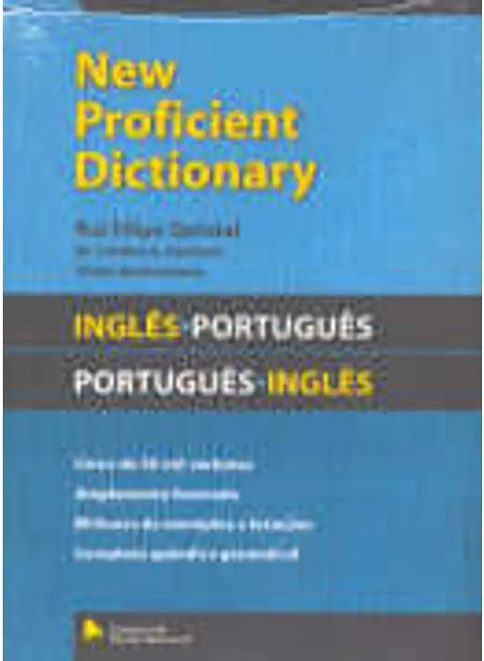 Capa do Livro New Proficient Dictionary: Inglês - Português - Português - Inglês - Rui Filipe Quintal