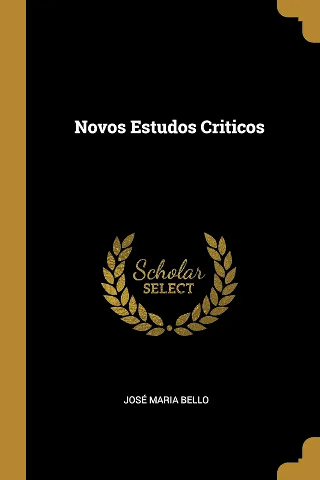 Capa do Livro Novos Estudos Criticos - José Maria Bello