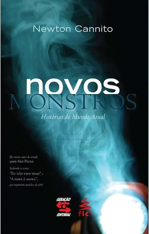 Capa do Livro Novos Monstros - Histórias do Mundo Atual - Newton Cannito