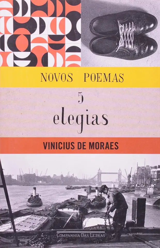 Capa do Livro Novos poemas 5 elegias - Vinicius de Moraes