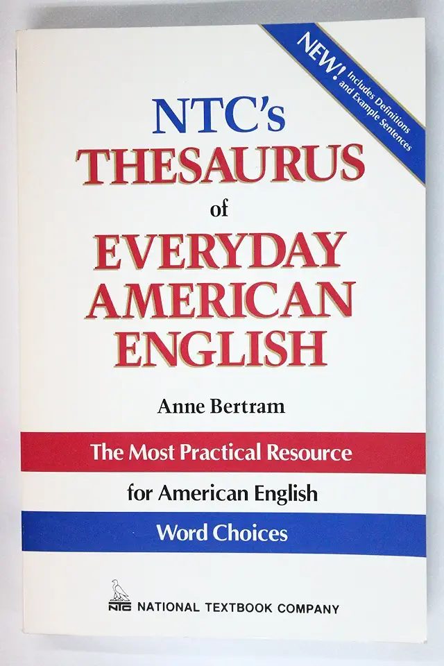 Capa do Livro Ntcs Thesaurus of Everyday American English - Anne Bertram