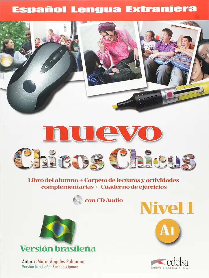 Capa do Livro Nuevo Chicos Chicas Nivel 1 A1 - Maria Angeles Palomino