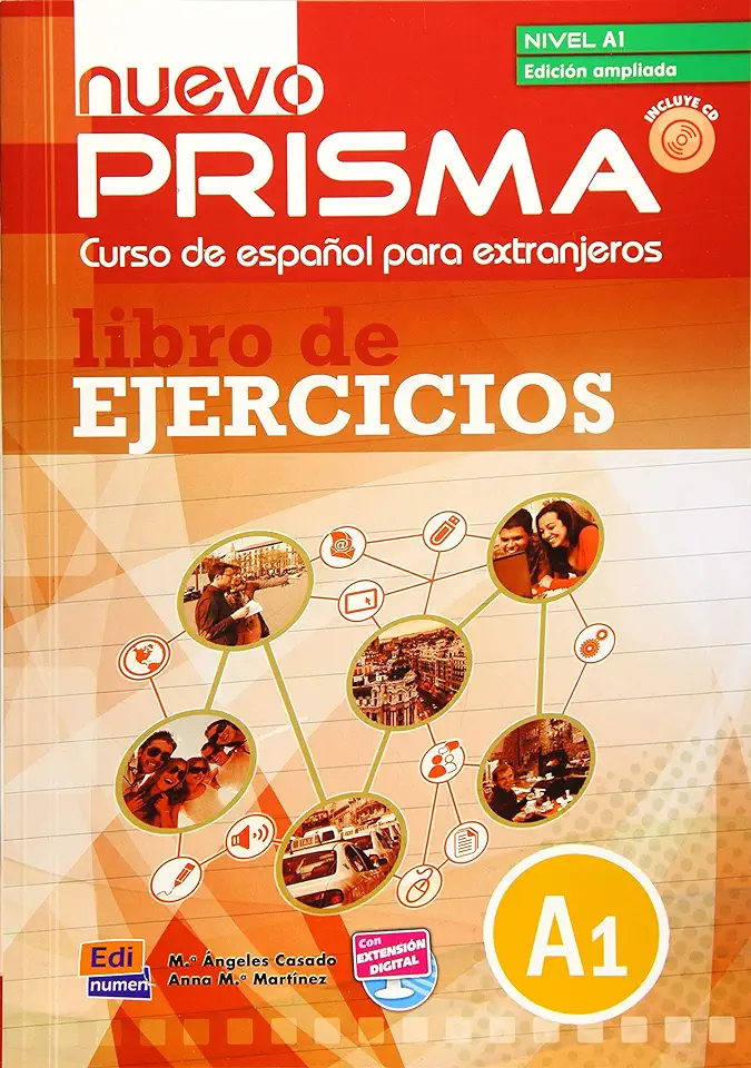 Capa do Livro Nuevo Prisma A1 - Libro De Ejercicios + Cd - Casado, Angeles