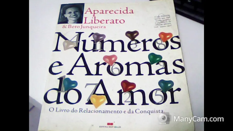 Capa do Livro Números e Aromas do Amor - Aparecida Liberato & Beto Junqueira