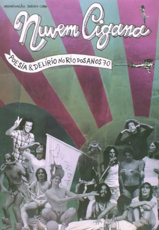 Capa do Livro Nuvem Cigana: Poesia e Delírio no Rio dos Anos 70 - Sergio Cohn