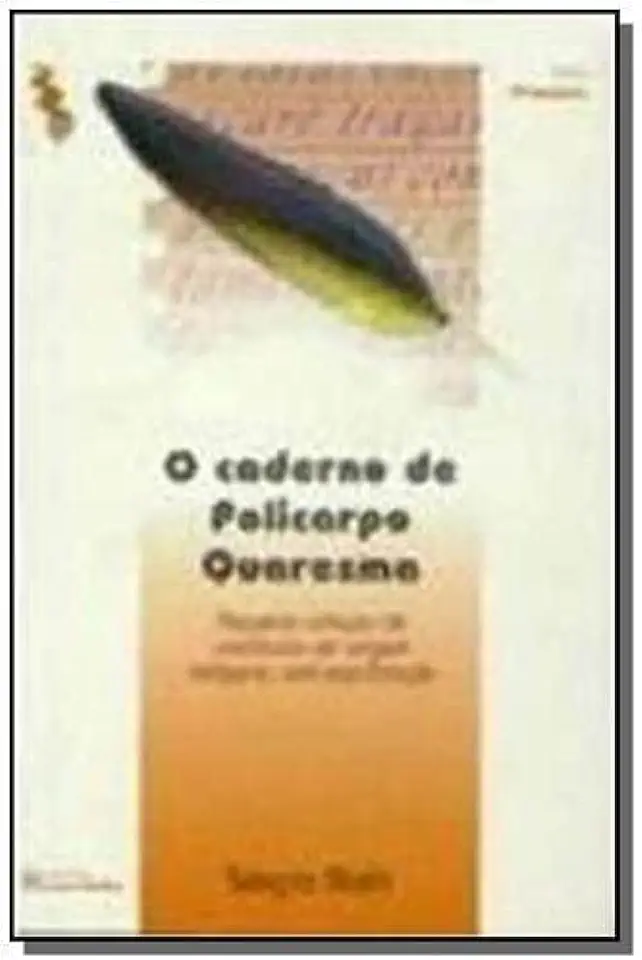 Capa do Livro O Caderno de Policarpo Quaresma - Sérgio Bath