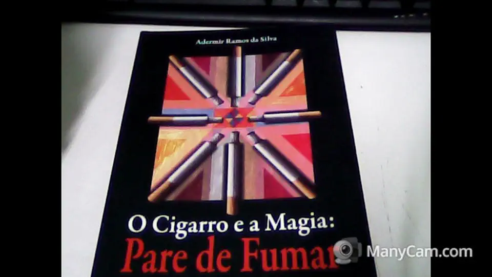 Capa do Livro O Cigarro e a Magia: Pare de Fumar - Adermir Ramos da Silva