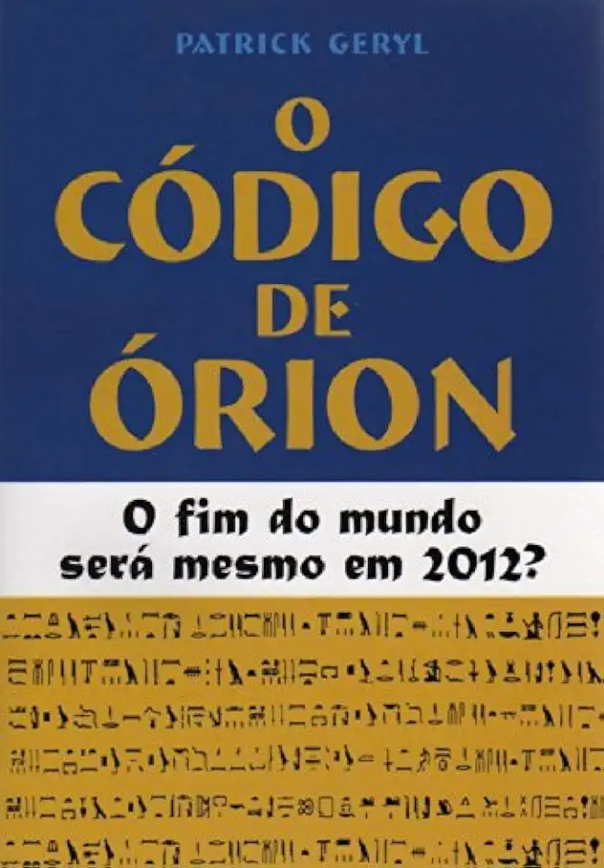 Capa do Livro O Código de Órion - Patrick Geryl