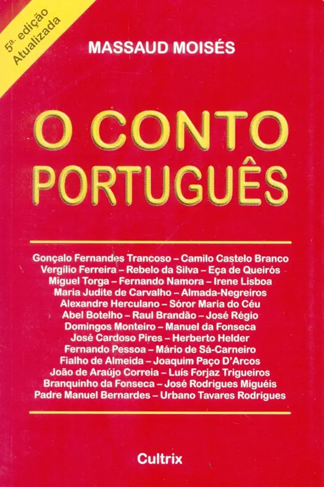 Capa do Livro O Conto Português - Massaud Moisés