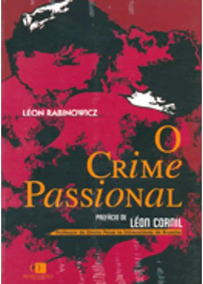 Capa do Livro O Crime Passional - Léon Rabinowicz