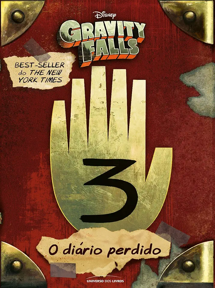 Capa do Livro O Diário Perdido de Gravity Falls - Volume 3 - Alex Hirsch