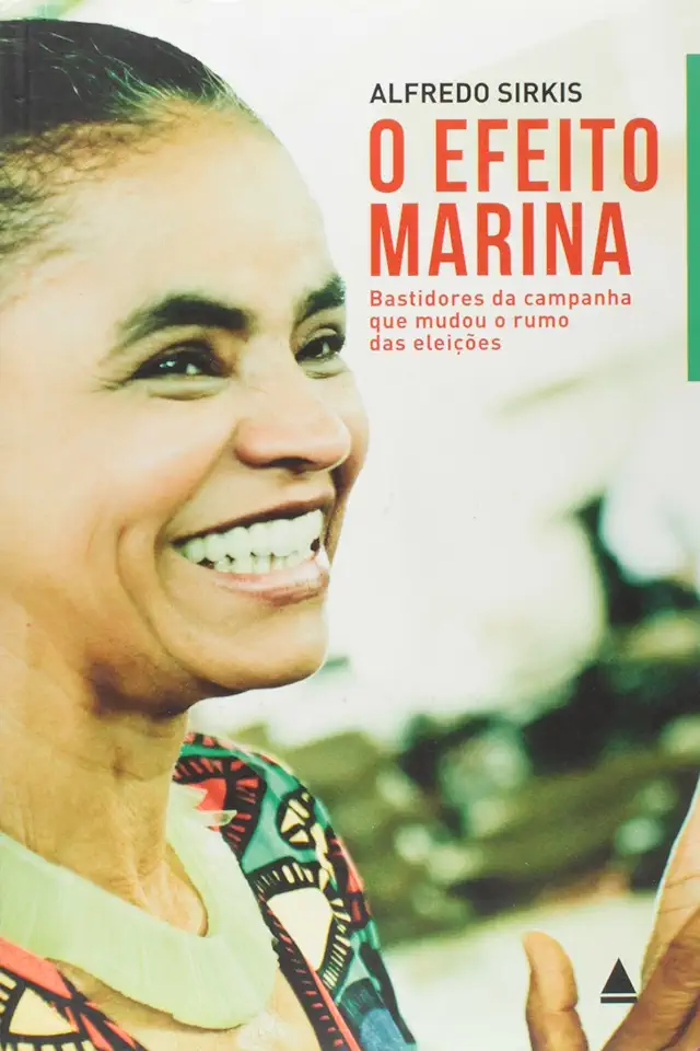 Capa do Livro O Efeito Marina - Alfredo Sirkis