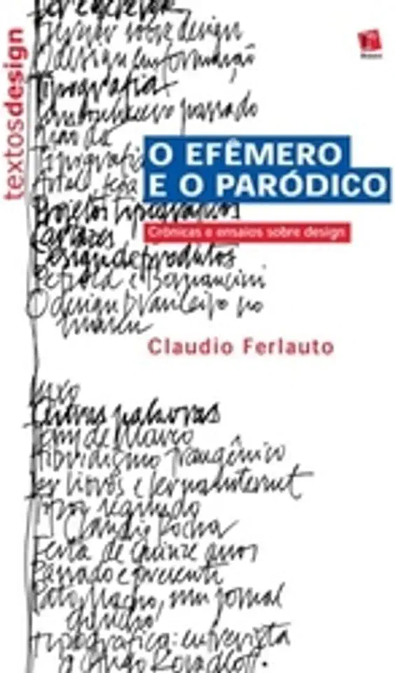 Capa do Livro O Efêmero e o Paródico - Claudio Ferlauto