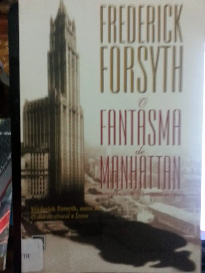 Capa do Livro O Fantasma de Manhattan - Frederick Forsyth