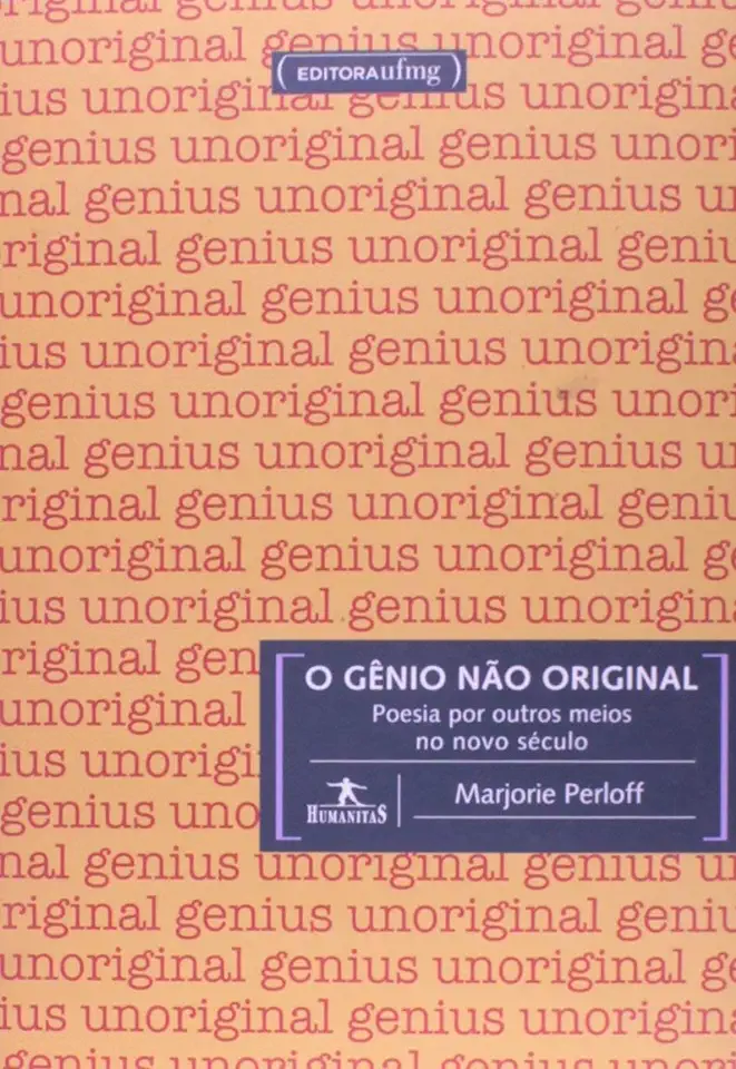 Capa do Livro O Gênio Não Original - Marjorie Perloff