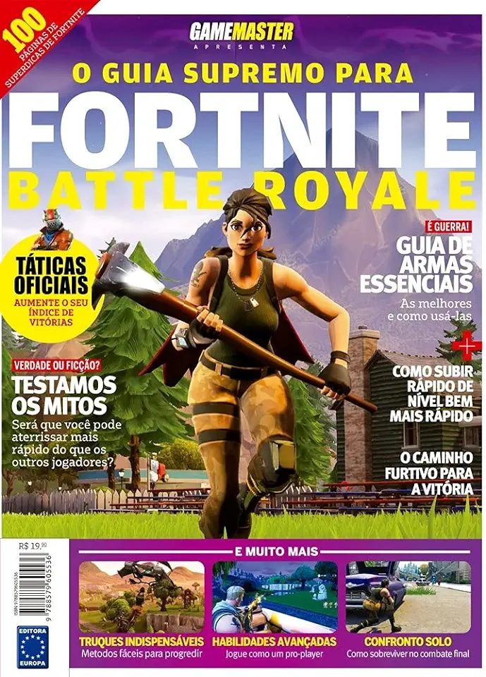 Capa do Livro O Guia Completo para Fortnite Battle Royale - Editora Europa