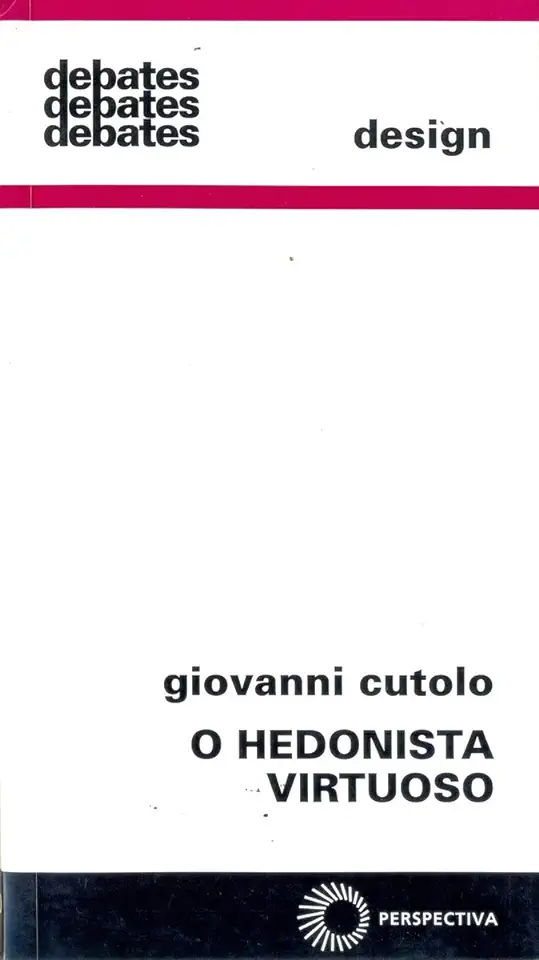 Capa do Livro O Hedonista Virtuoso - Giovanni Cutolo