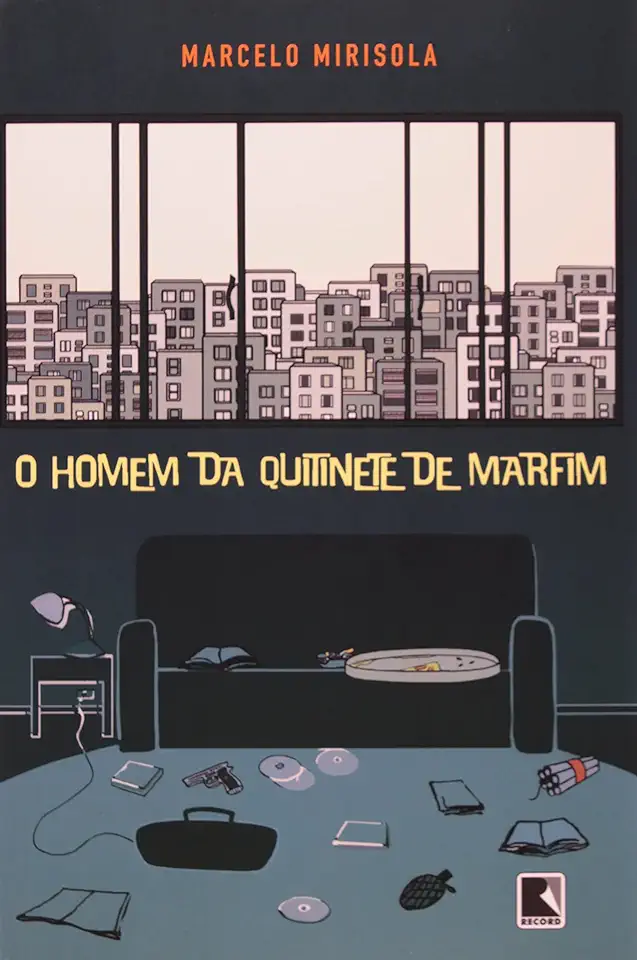 Capa do Livro O Homem da Quitinete de Marfim - Marcelo Mirisola