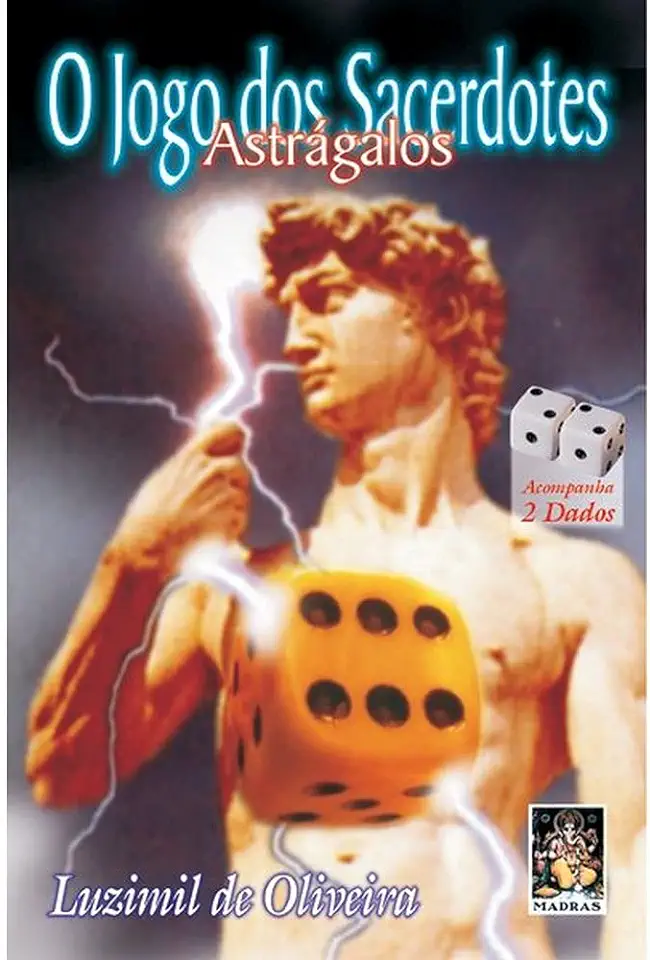 Capa do Livro O Jogo dos Sacerdotes Astrágalos - Luzimil de Oliveira