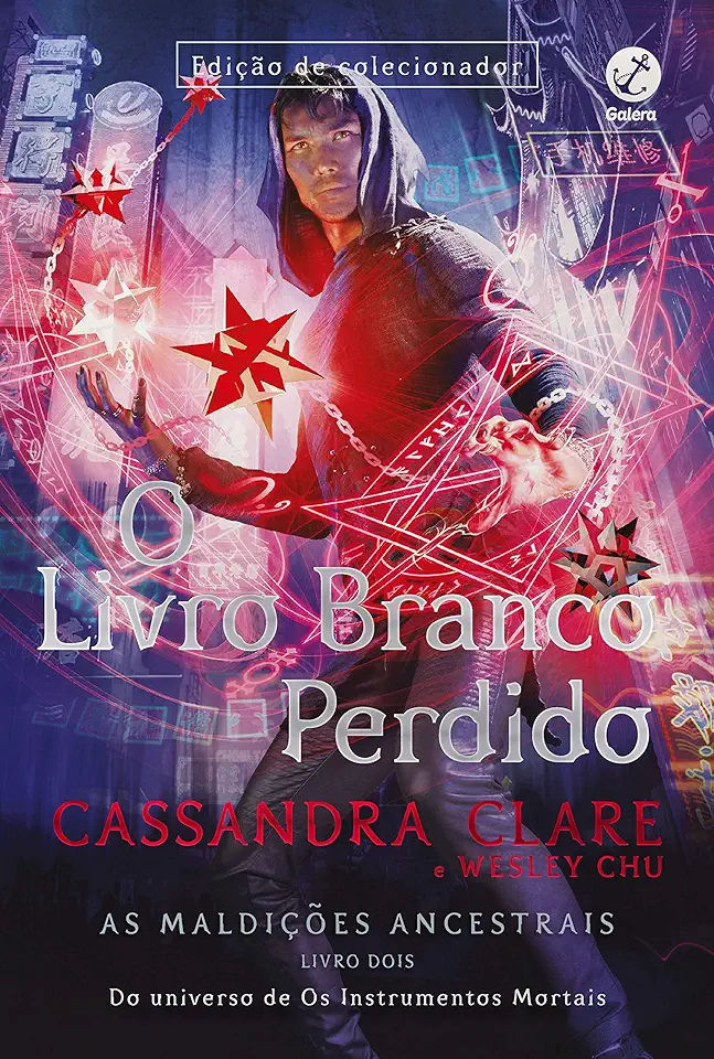 Capa do Livro O Livro Branco perdido (Edição de colecionador - Vol. 2 As Maldições Ancestrais) - Wesley Cassandra; Chu