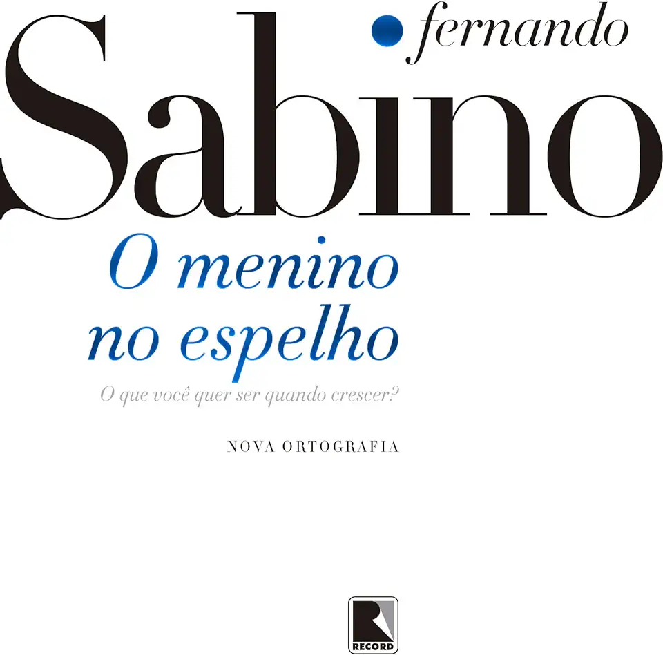 Capa do Livro O Menino no Espelho - Fernando Sabino