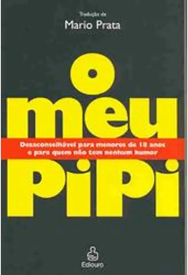 Capa do Livro O Meu Pipi - Mario Prata