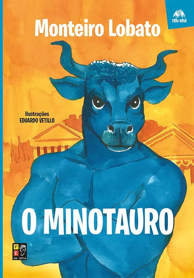 Capa do Livro O Minotauro - Lobato, Monteiro