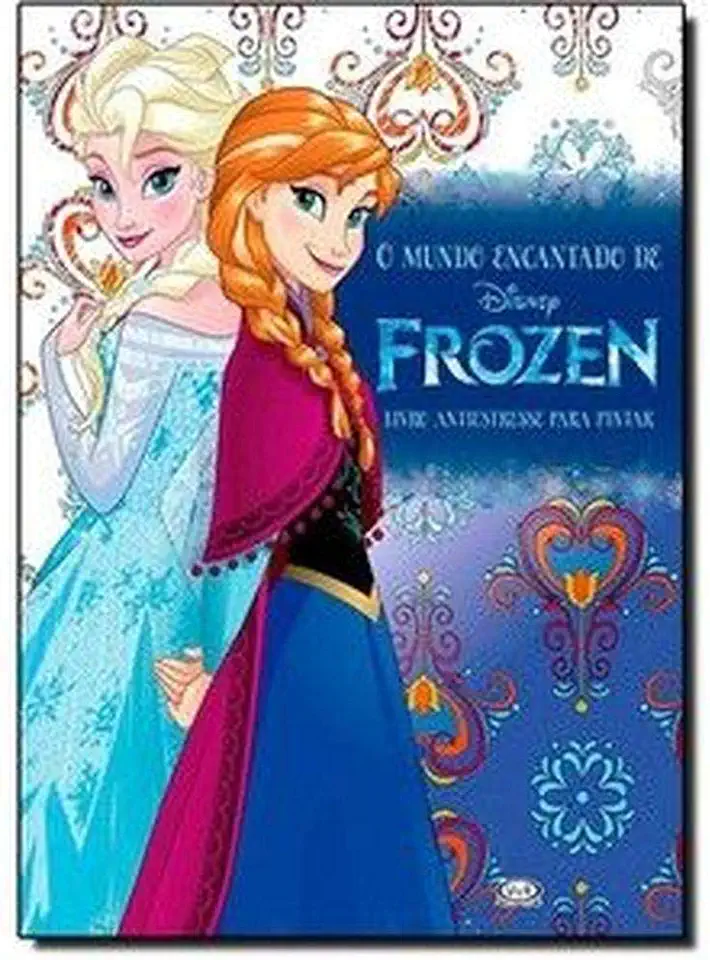 Capa do Livro O Mundo Encantado de Frozen - Walt Disney