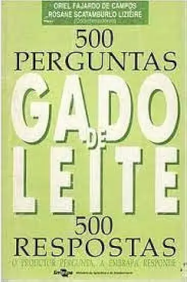 Capa do Livro Gado de Leite - Oriel Fajardo de Campos