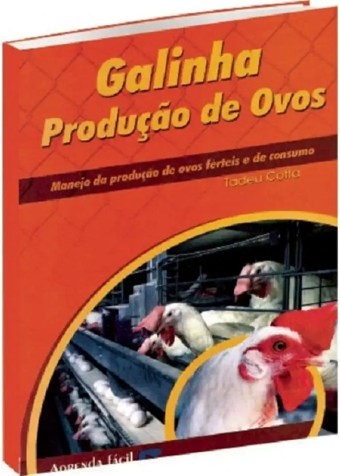 Capa do Livro Galinha - Produção de Ovos - Tadeu Cotta