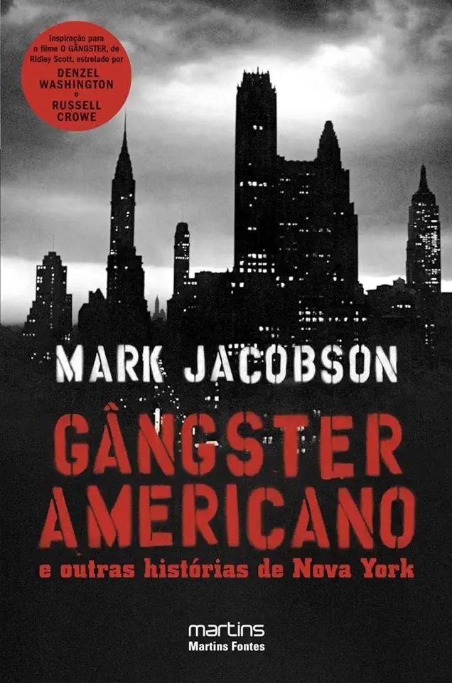 Capa do Livro Gângster Americano e Outras Histórias de Nova York - Mark Jacobson