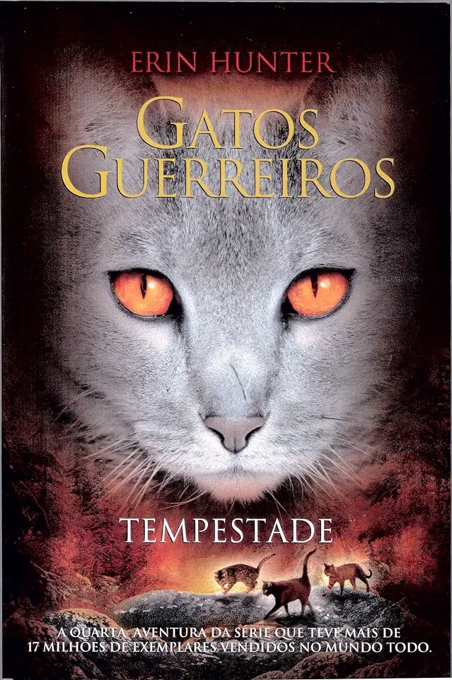 Capa do Livro Gatos Guerreiros - Tempestade - Erin Hunter