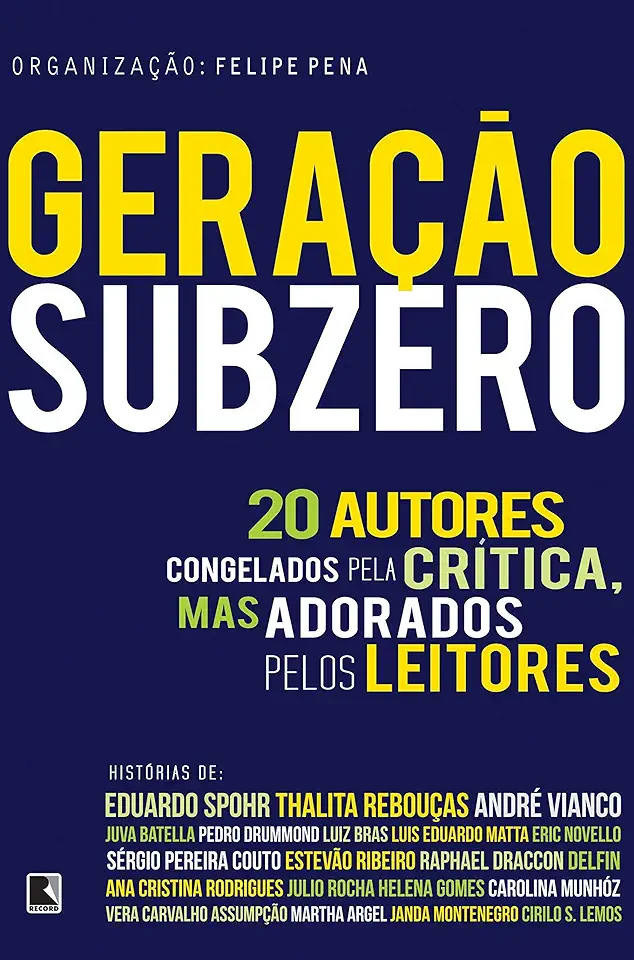 Capa do Livro Geração Subzero - Felipe Pena