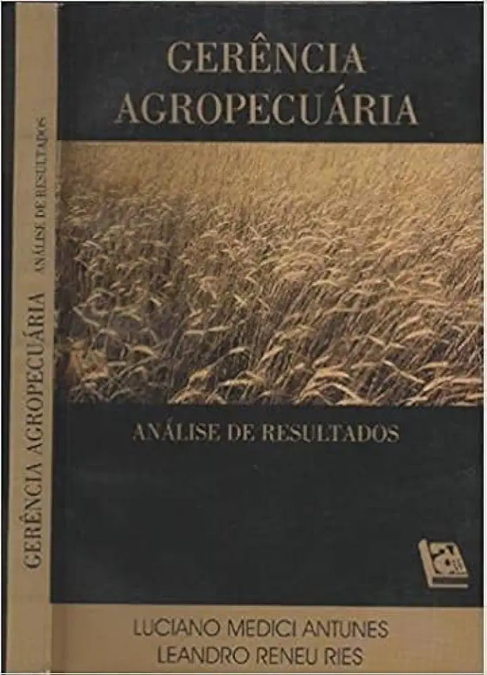 Capa do Livro Gerência Agropecuária - Análise de Resultados - Luciano Medici Antunes e Leandro Reneu Ries