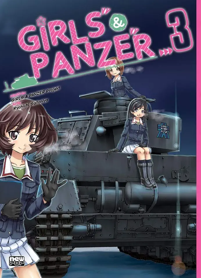 Capa do Livro Girls and Panzer - Volume 03 - Saitaniya, Ryouichi