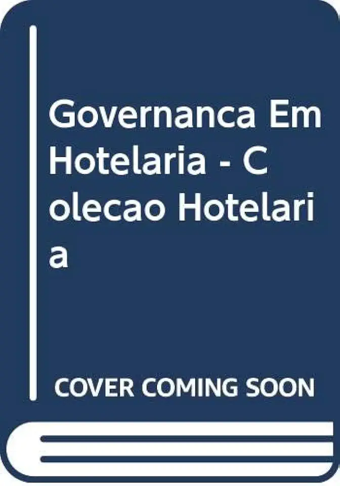 Capa do Livro Governança Em Hotelaria - Índio Cândido