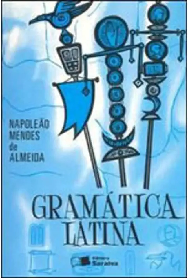 Capa do Livro Gramática Latina - Napoleão Mendes de Almeida