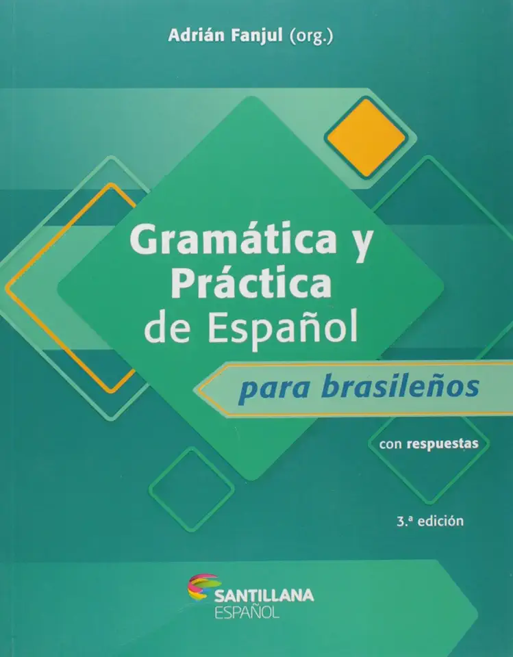 Capa do Livro Gramática y Práctica de Español para Brasileños - Adrián Fanjul