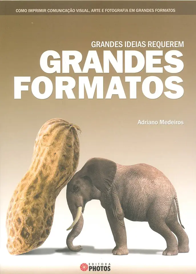 Capa do Livro Grandes Idéias Requerem Grandes Formatos - Adriano Medeiros